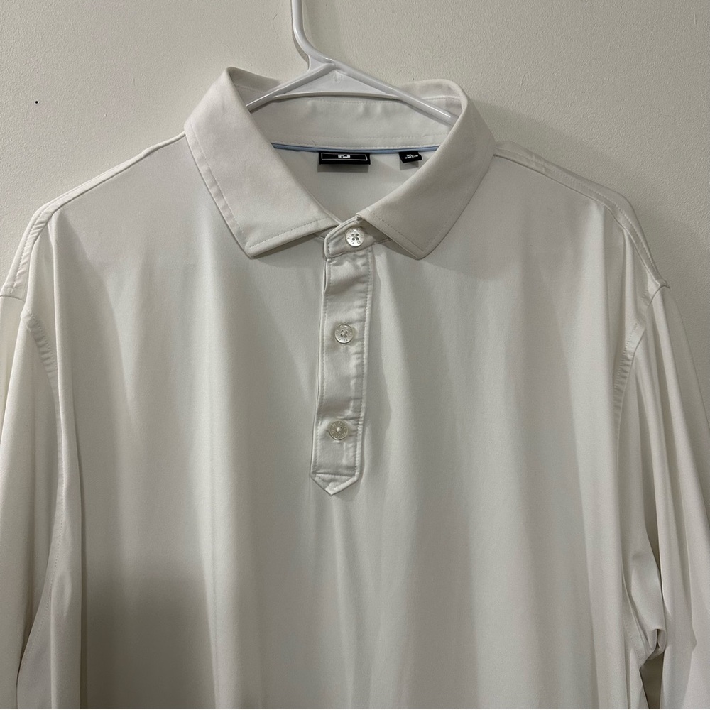Footjoy FJ Golf Polo Shirt Mens Extra Large XL White - Picture 2 of 7